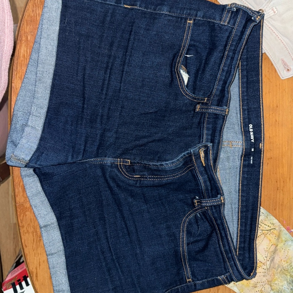 Shorts - dark blue jean. Old navy size 16